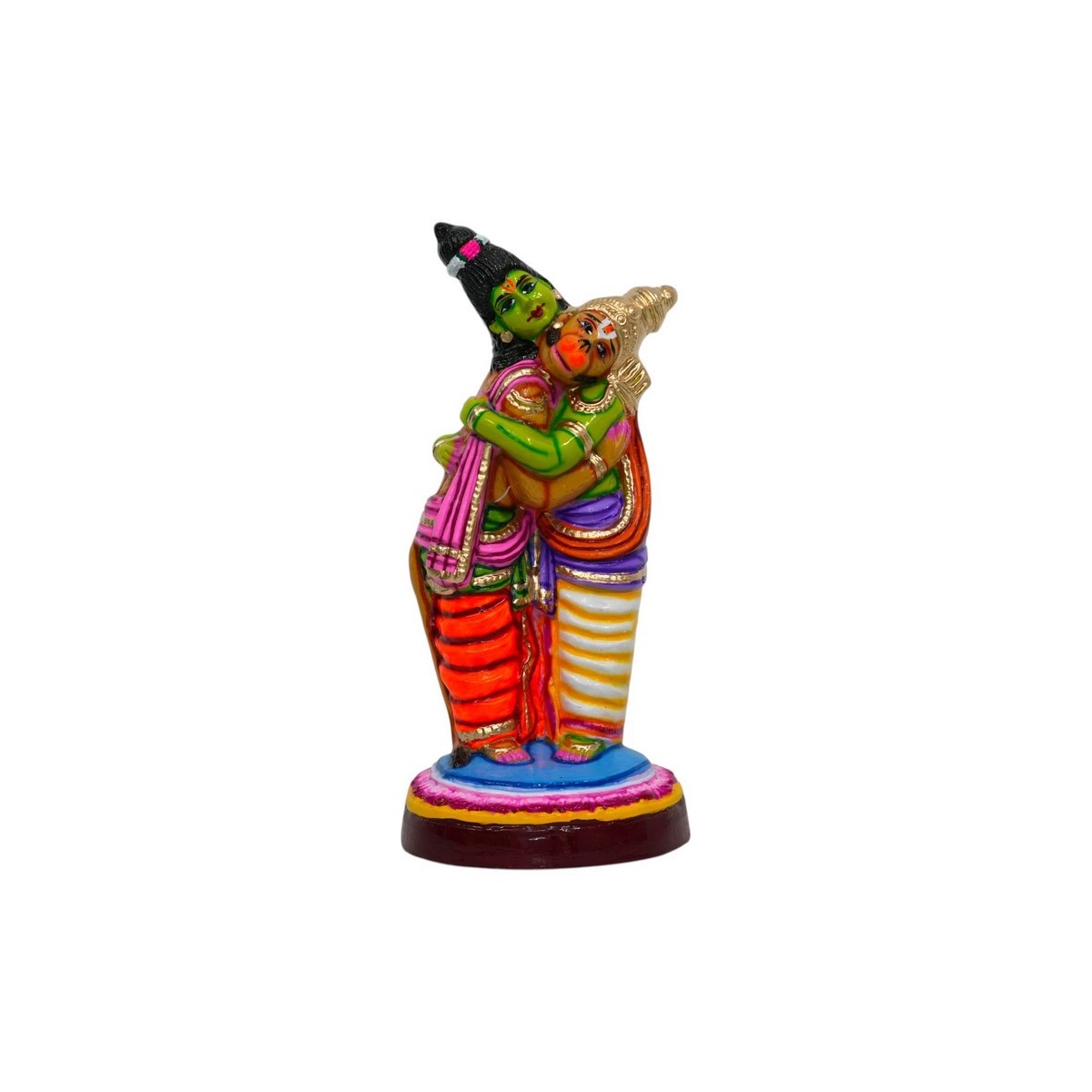Ramar Hanuman Hugging - 16.5"
