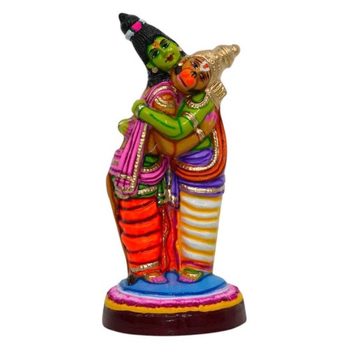 Ramar Hanuman Hugging - 16.5"