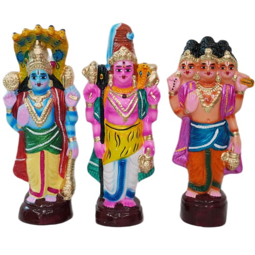Brahma Vishnu Sivan - 11"