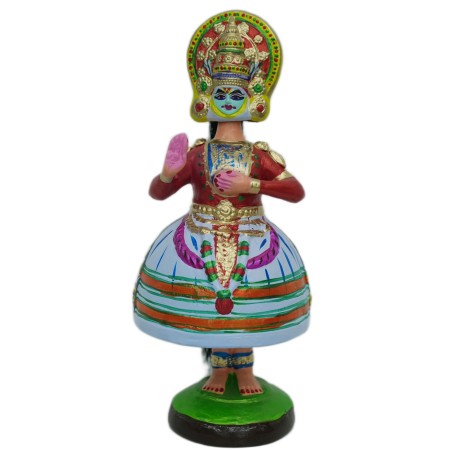 Tanjore Dancing Doll - Kathakali Ramar - 15"