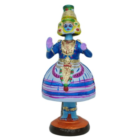 Tanjore Dancing Doll - Kathakali Krishna - 15"