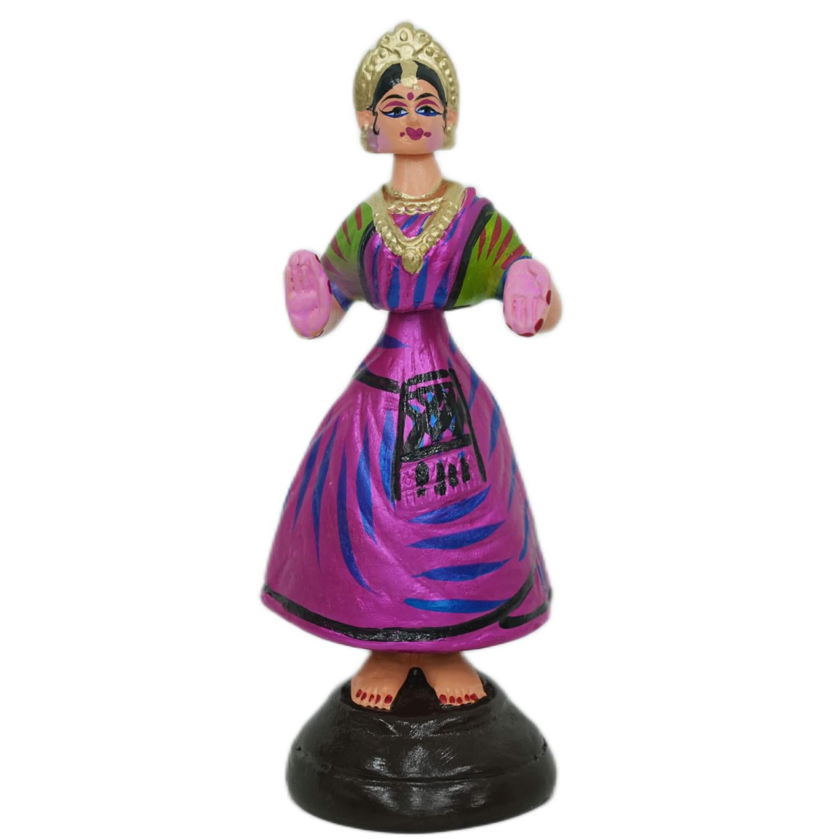 V.T.I Tanjore Dancing Doll - Small - 825